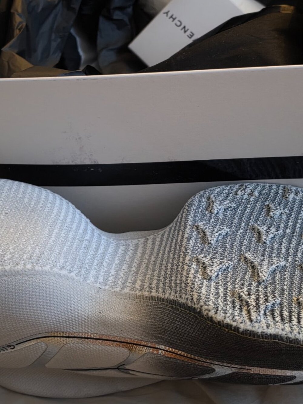 Givenchy tk-360+ low-top sneakers silver color - Picture 9 of 12